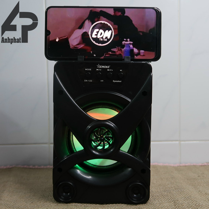 [HCM]Loa bluetooth có giá đỡ điện thoại âm thanh siêu khủng bass cực mạnh Nitsumi K38