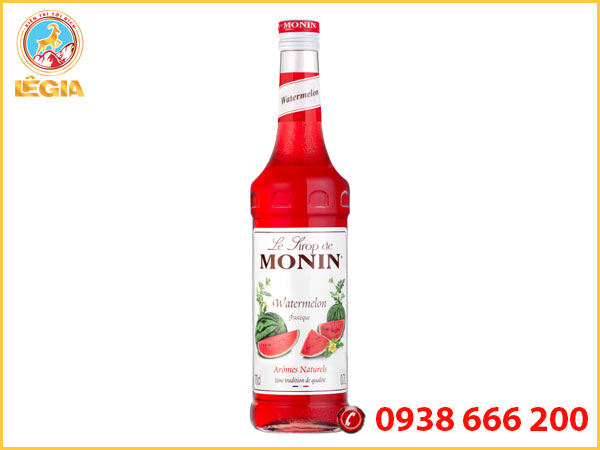 [HCM]SIRO MONIN DƯA HẤU 700ML - MONIN WATERMELON SYRUP