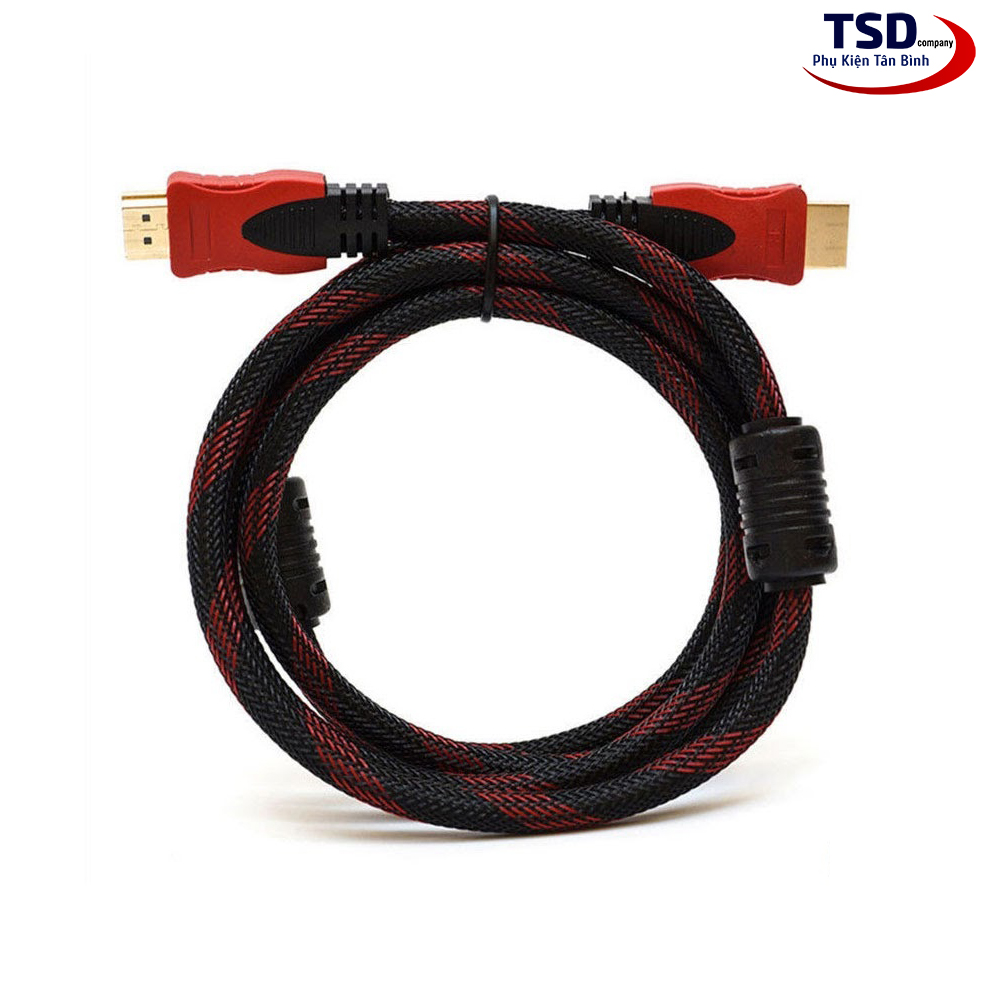 Cáp HDMI 2 Đầu Bọc Dây Dù Chống Nhiễu
