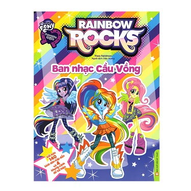 Fahasa - My Little Pony - Rainbow Rocks - Ban Nhạc Cầu Vồng (Hình Dán)