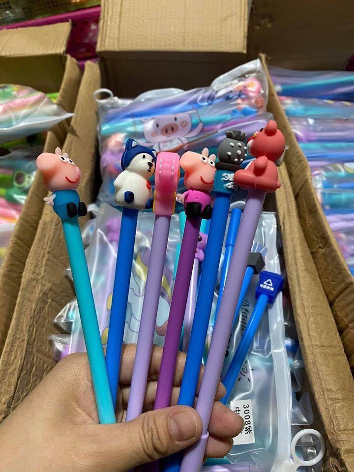 ( Mực Xanh )10 Bút Mực Nước Màu Xanh Kiểu Dáng Cute