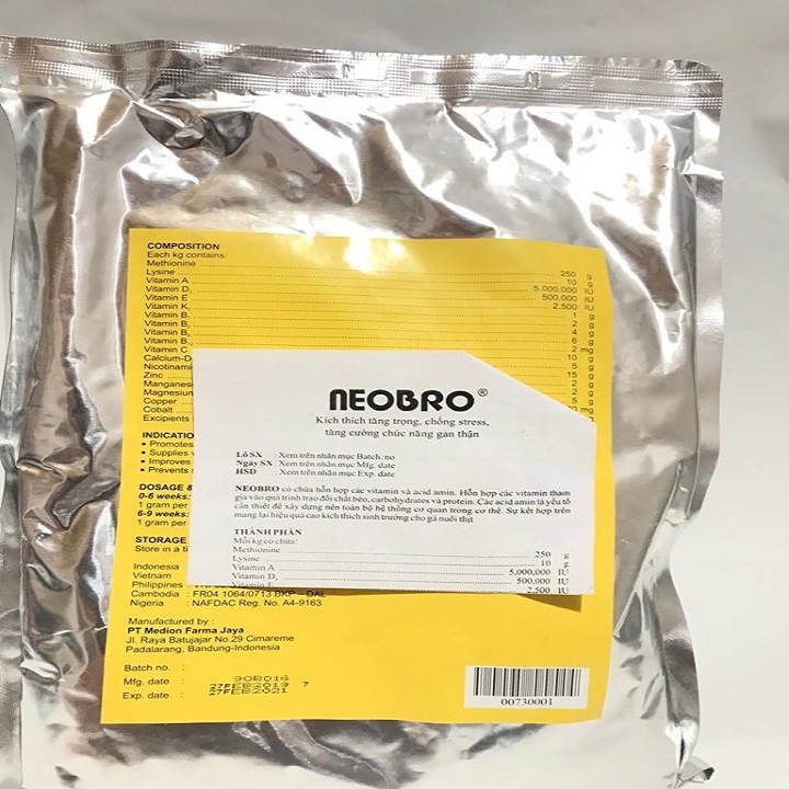 Neobeo - Tăng trọng vật nuôi 1kg.