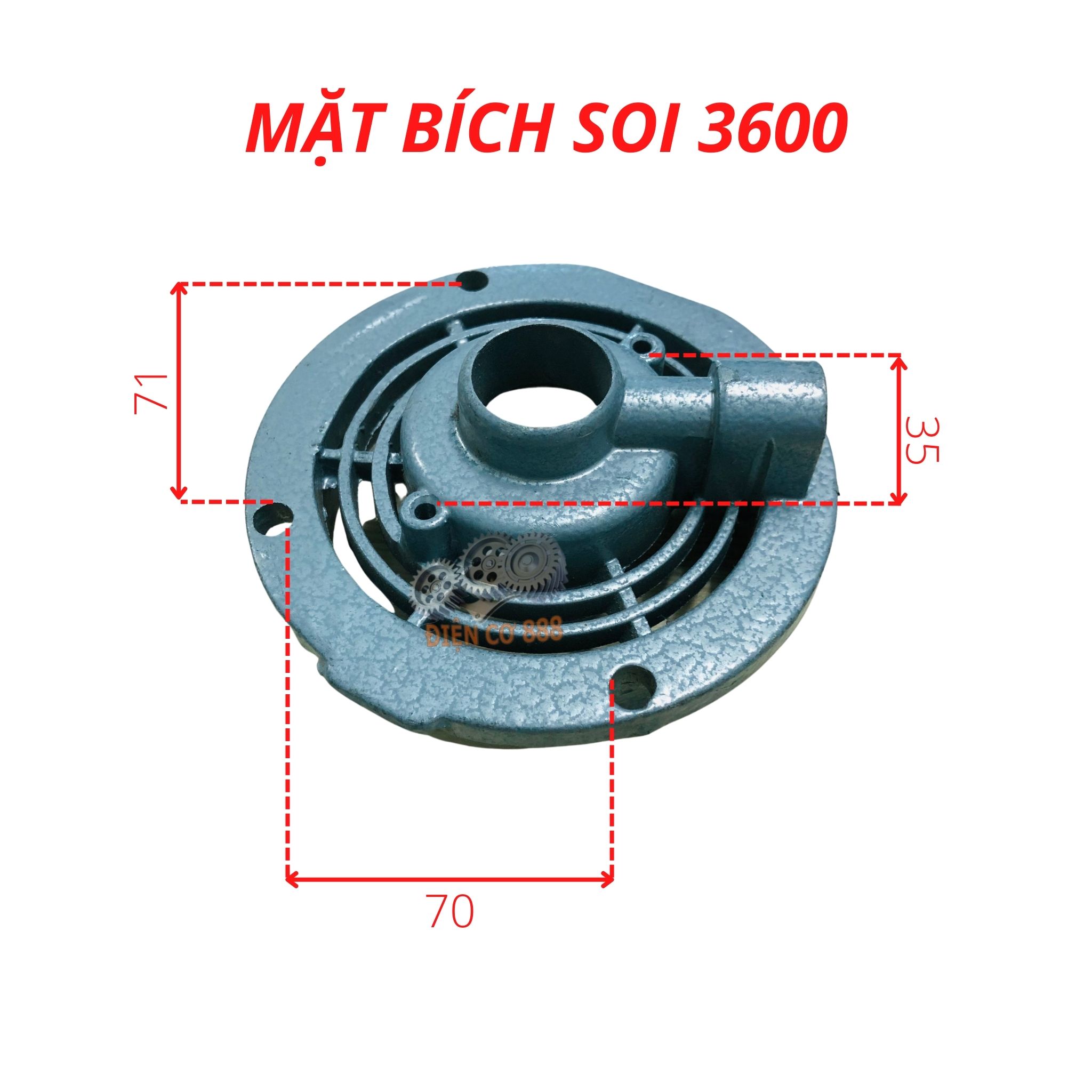 Nắp chụp động cơ máy soi - phay gỗ makita 3600 bằng nhôm