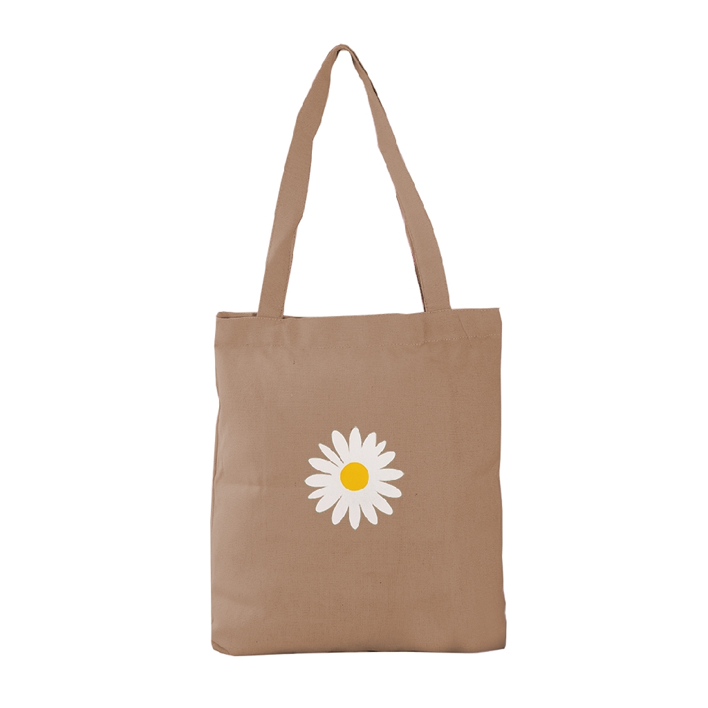 Túi vải tote bag 20x house đeo vai hình hoa cúc 2020