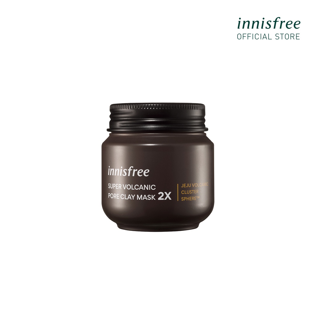 Mặt Nạ Đất Sét Super Volcanic Pore Clay Mask 2X Innisfree 100ml