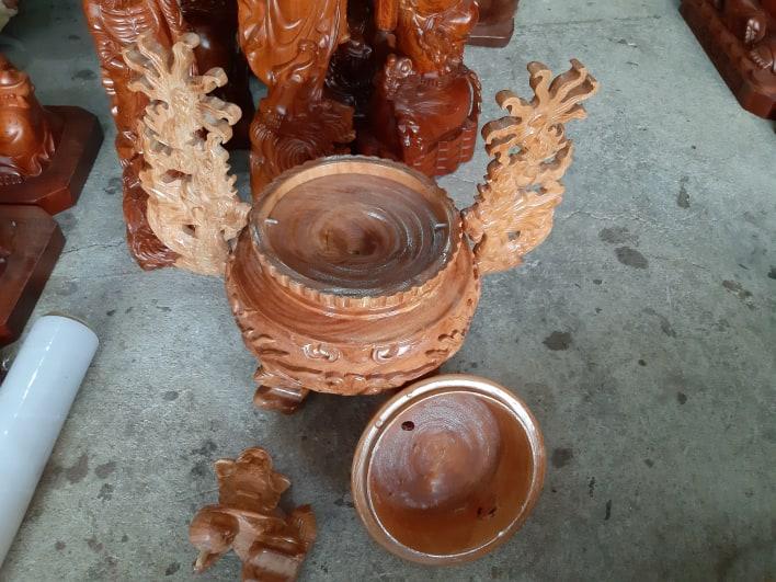 Lư hương gỗ gõ
