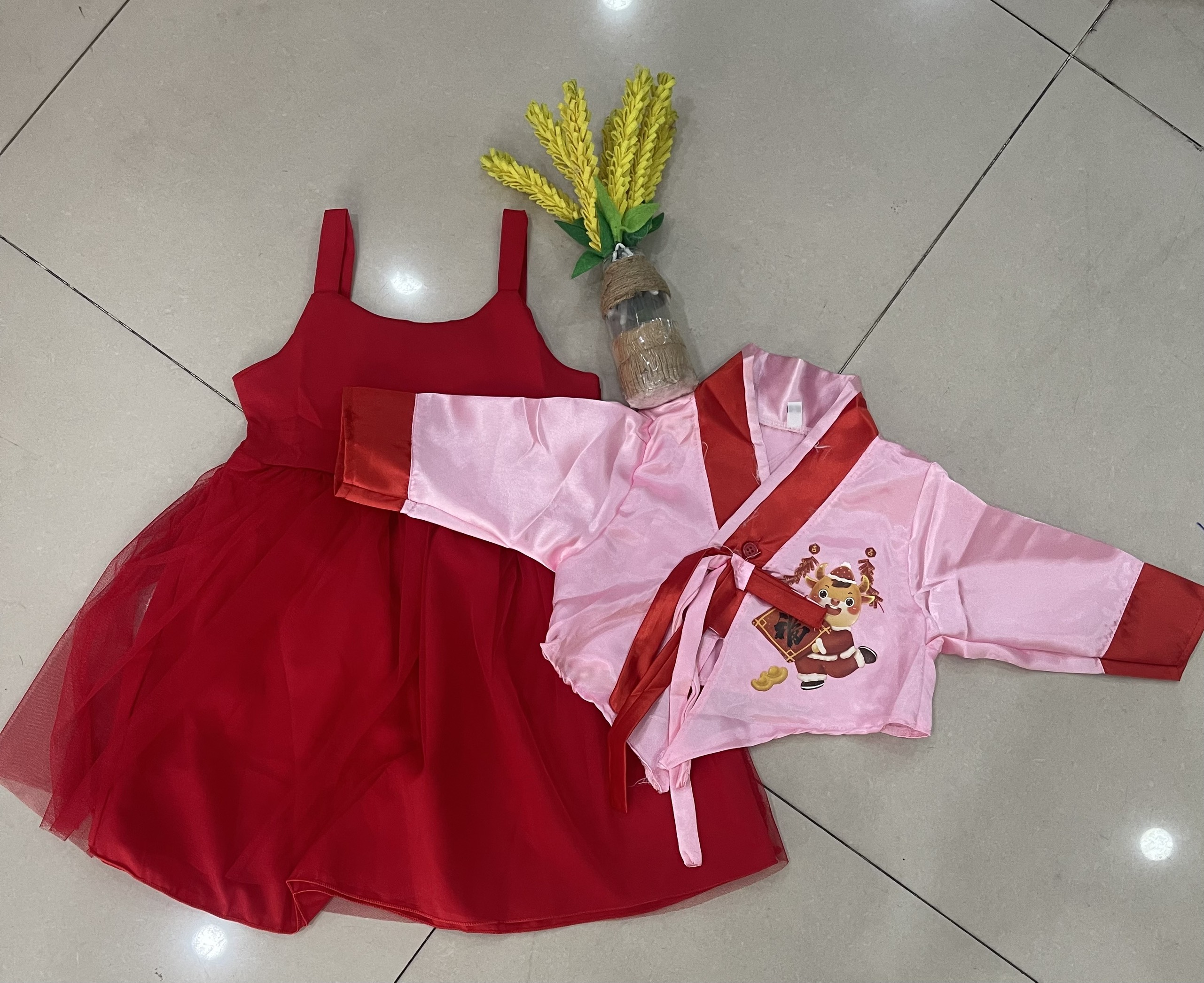 [8-22kg]  Trang phục Hàn Quốc  dành cho bé gái  (TT147)