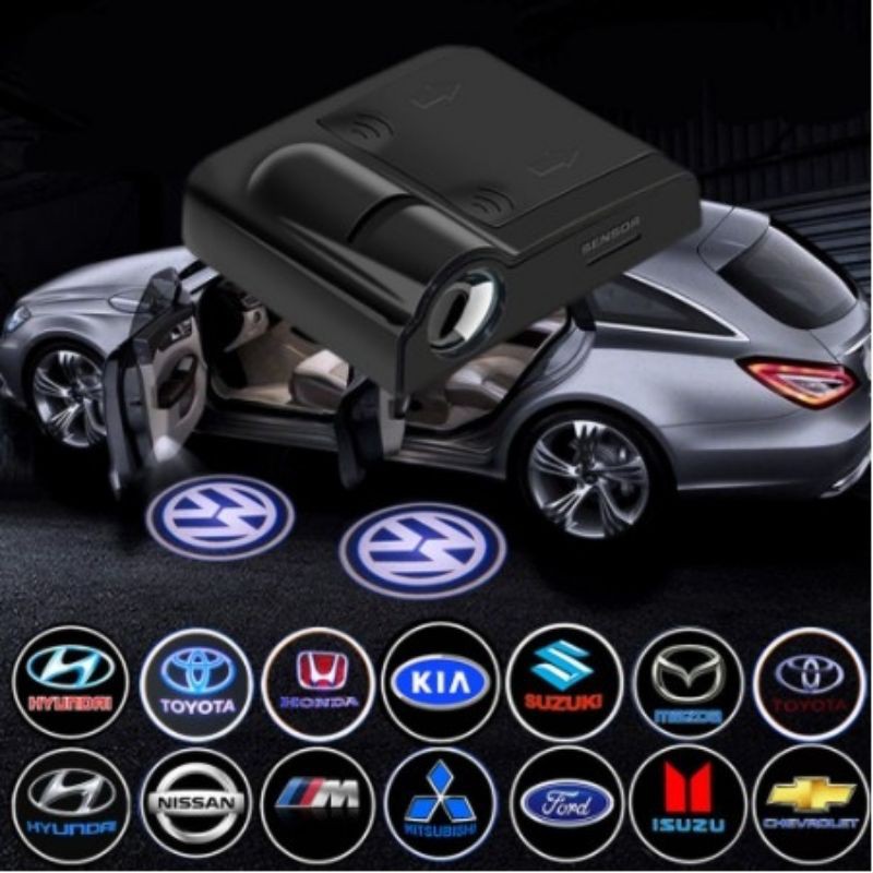 Đèn led chiếu logo cửa xe ô tô
