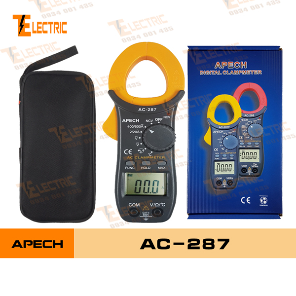 [HCM]Apech AC - 287 Ampe kìm đo điện đo dòng điện AC 600A