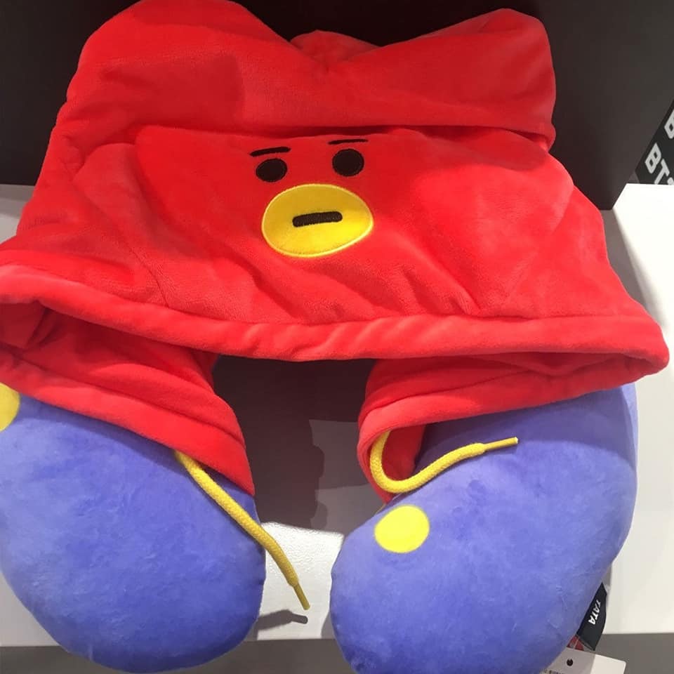 gối chữ U kèm mũ bt21