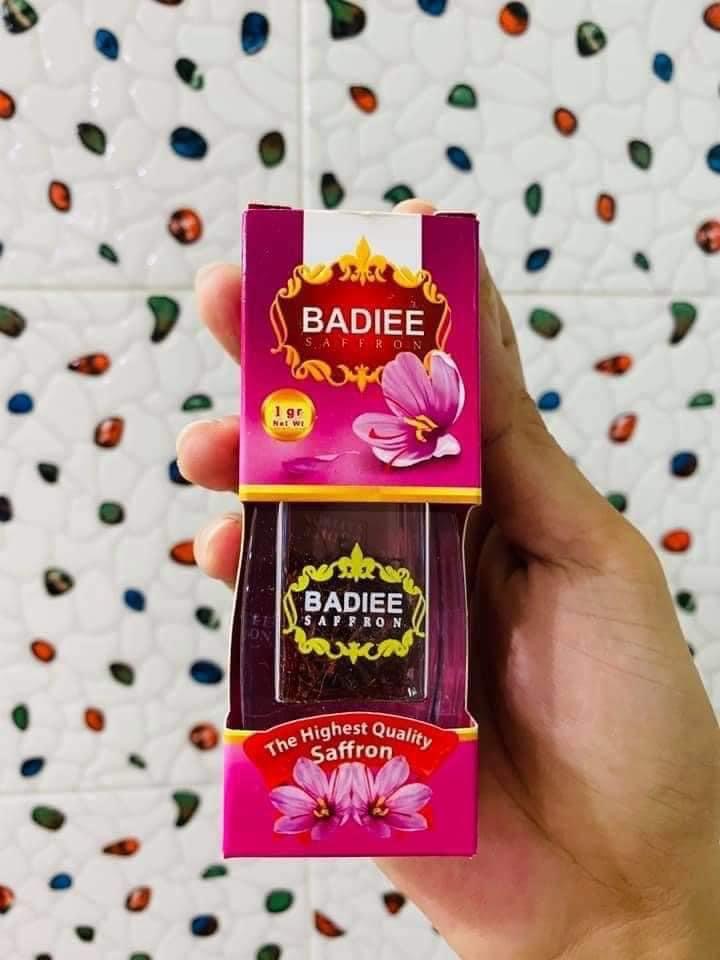 1gr Saffron Negin Iran chính hãng thương hiệu Badiee/Nhụy Hoa Nghệ Tây Iran loại Negin