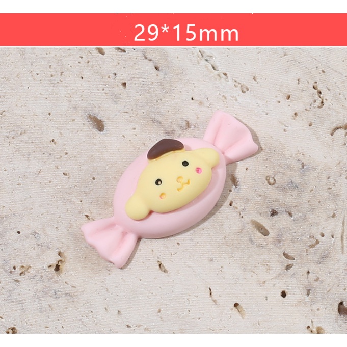 Sticker jibbitz gắn dép sục Croc hình kẹo Kuromi, Cinnamoroll