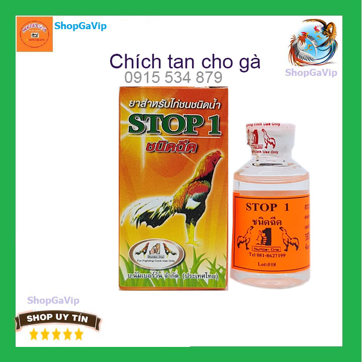 stop 1 (stop1) tri tan cho gà sau đá chai 10ml [ShopGaVip]