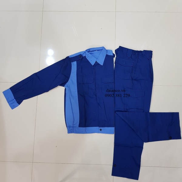 Bảng giá Bộ quần áo kỹ sư, quần áo công nhân vải Pangrim Hàn Quốc DA04