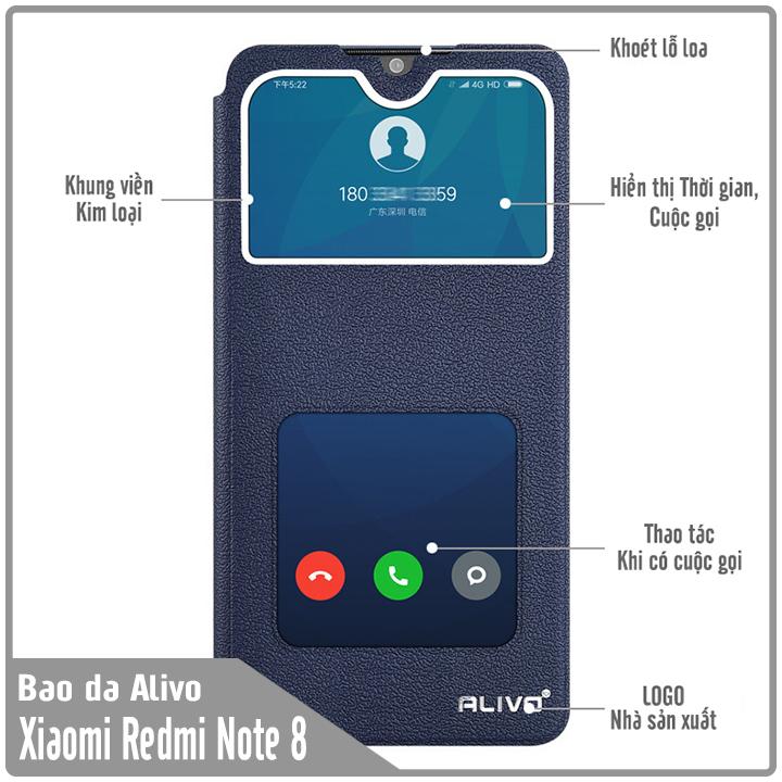 Bao da cho Xiaomi Redmi Note 8 Alivo