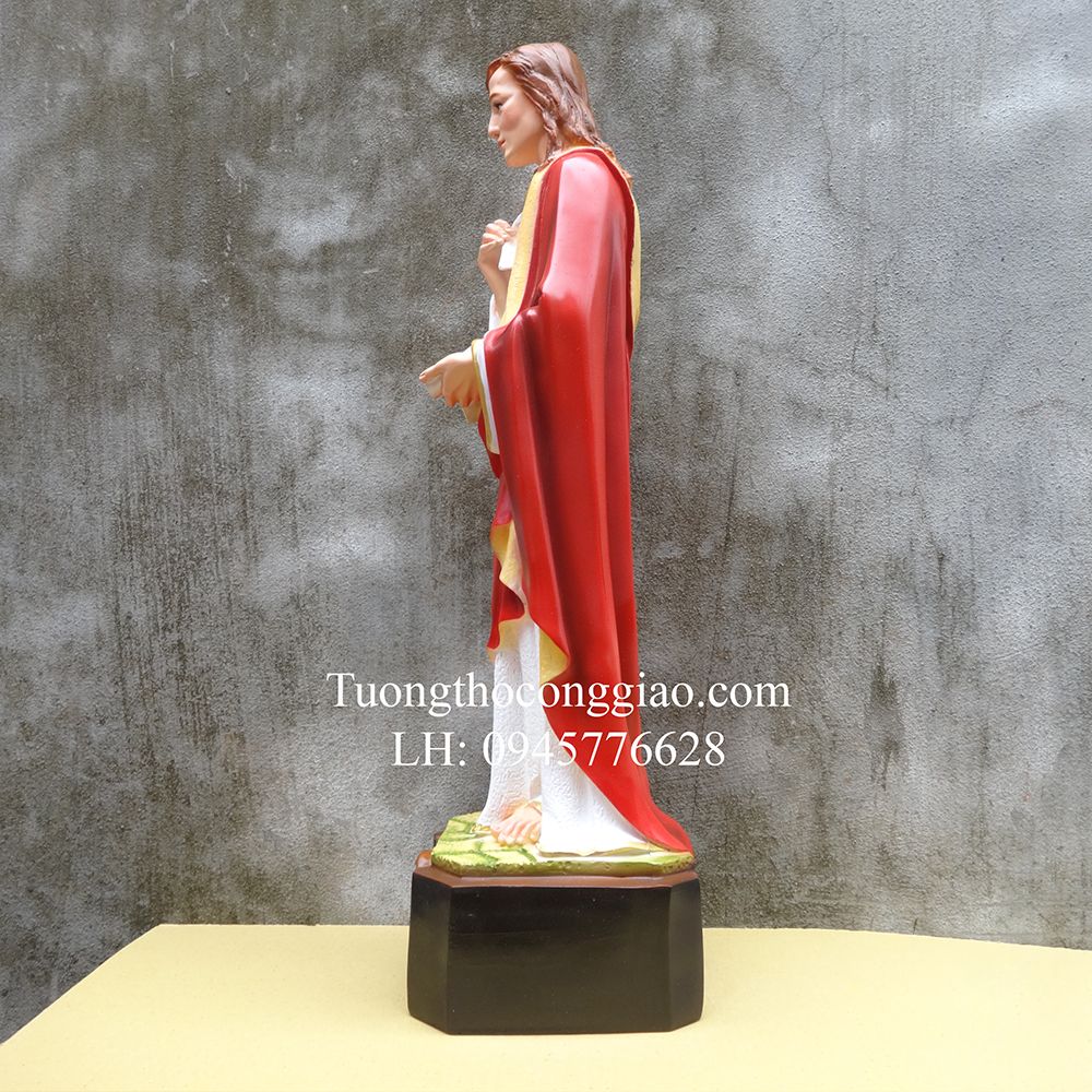 Tượng Thánh Gioan Tông Đồ 60cm (Thánh Gioan Thánh Sử)