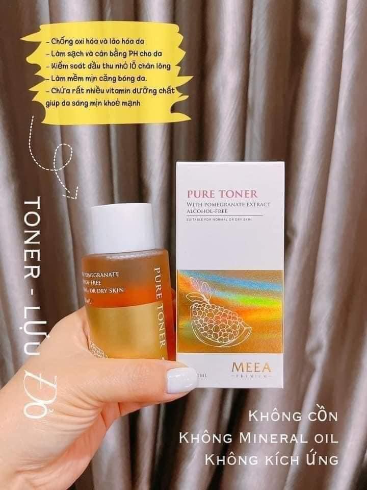 Chính hãng _Toner Lựu Đỏ Meea Organic 120ml (Pure Toner)