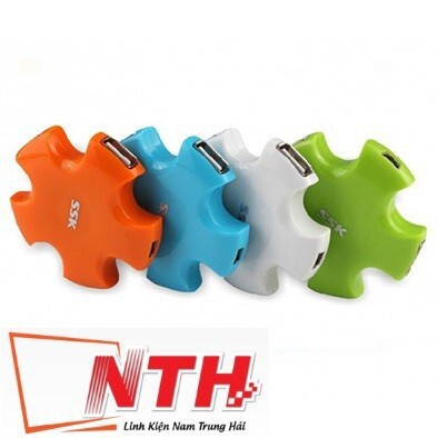 Bộ chia cổng USB HUB 4 cổng USB SSK SHU-024