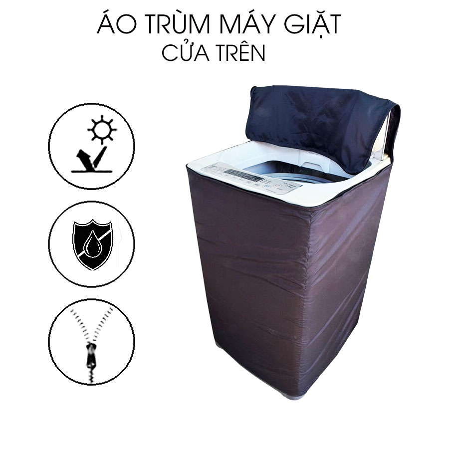 Vỏ Bọc Máy Giặt, Áo Trùm Máy Giặt Cửa Ngang Cửa Trước Chống Thấm Nước Chống Nắng Vải Dù Bền