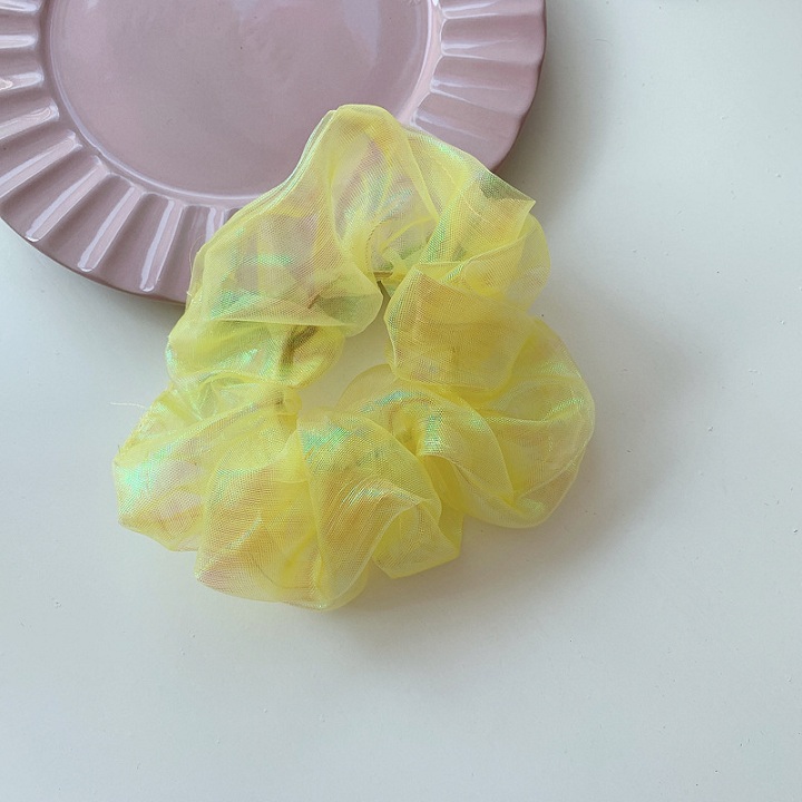 [HCM]Cột Tóc Bèo Scrunchies vải von Dạ Quang Size Nhỏ