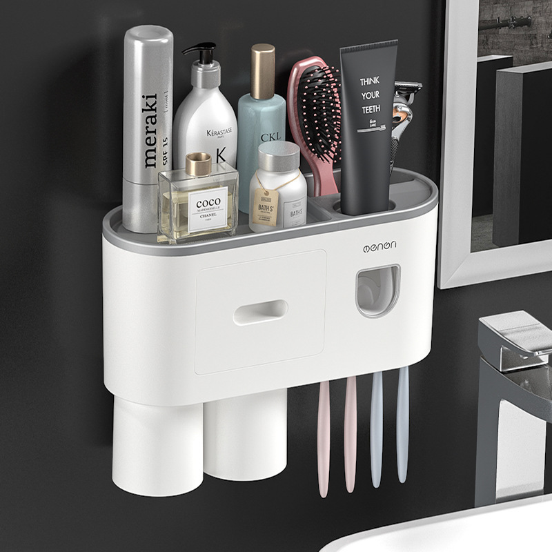 BÁO GIÁ Kệ Nhựa Để Bàn Chải Đánh Răng | Shopee Lazada Sendo Tiki mới nhất 66 Kệ để đồ nhà tắm hút chân không 2 cốc RAPDECOR Bộ nhả kem đánh răng siêu tiện lợi sang trọng, vật liệu nhựa ABS siêu bền, Kệ để đồ phòng tắm tự nhả kem đánh răng
