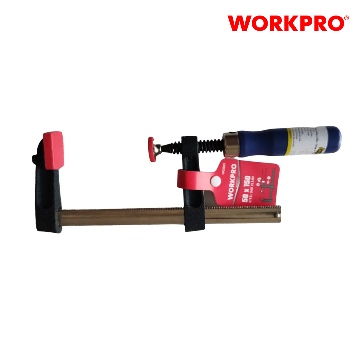 Kẹp dùng điều chỉnh gỗ 80x300mm Workpro