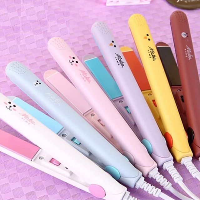 [HCM][CAO CẤP] MÁY ÉP DUỖI TÓC MINI - MÁY DUỖI TÓC KITTY MINI MAKE TIME