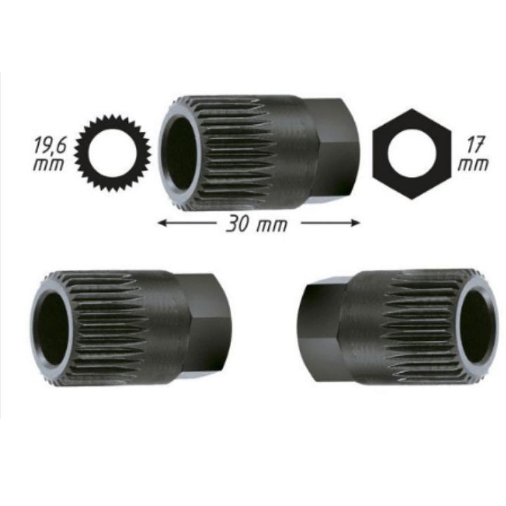 Bộ tháo ốc pulley 13 chi tiết