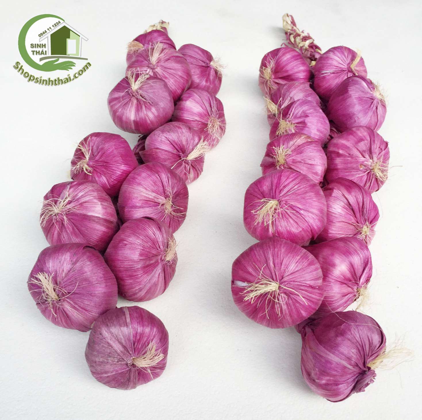 Dây hành tím giả - trái cây củ quả giả cao cấp