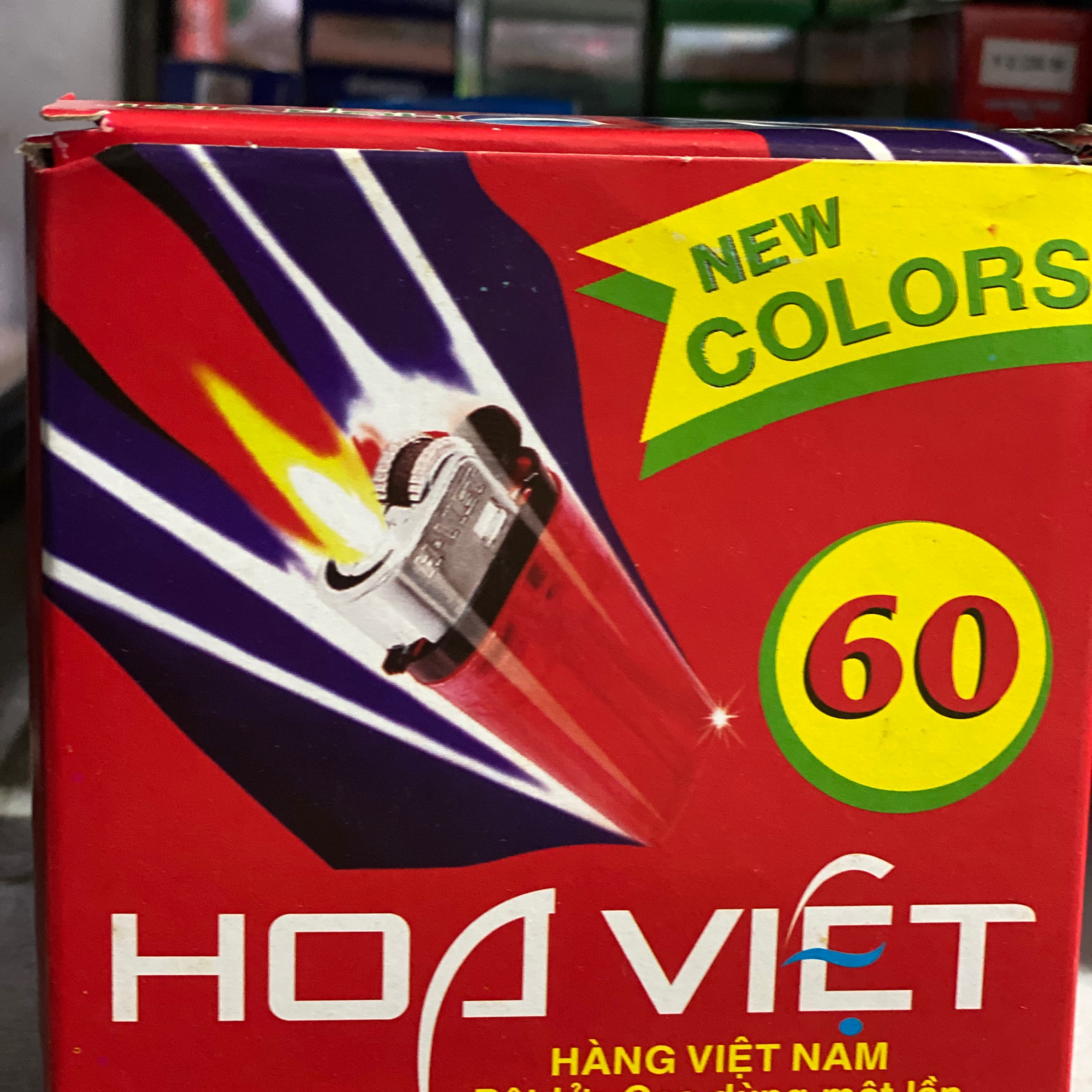 (HN) Bật Lửa Hoa Việt Hộp 50 cái