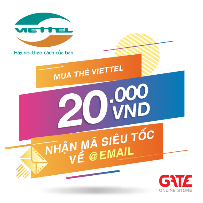 [HCM]Thẻ VIETTEL 50.000 - nhận mã SIÊU TỐC qua EMAIL