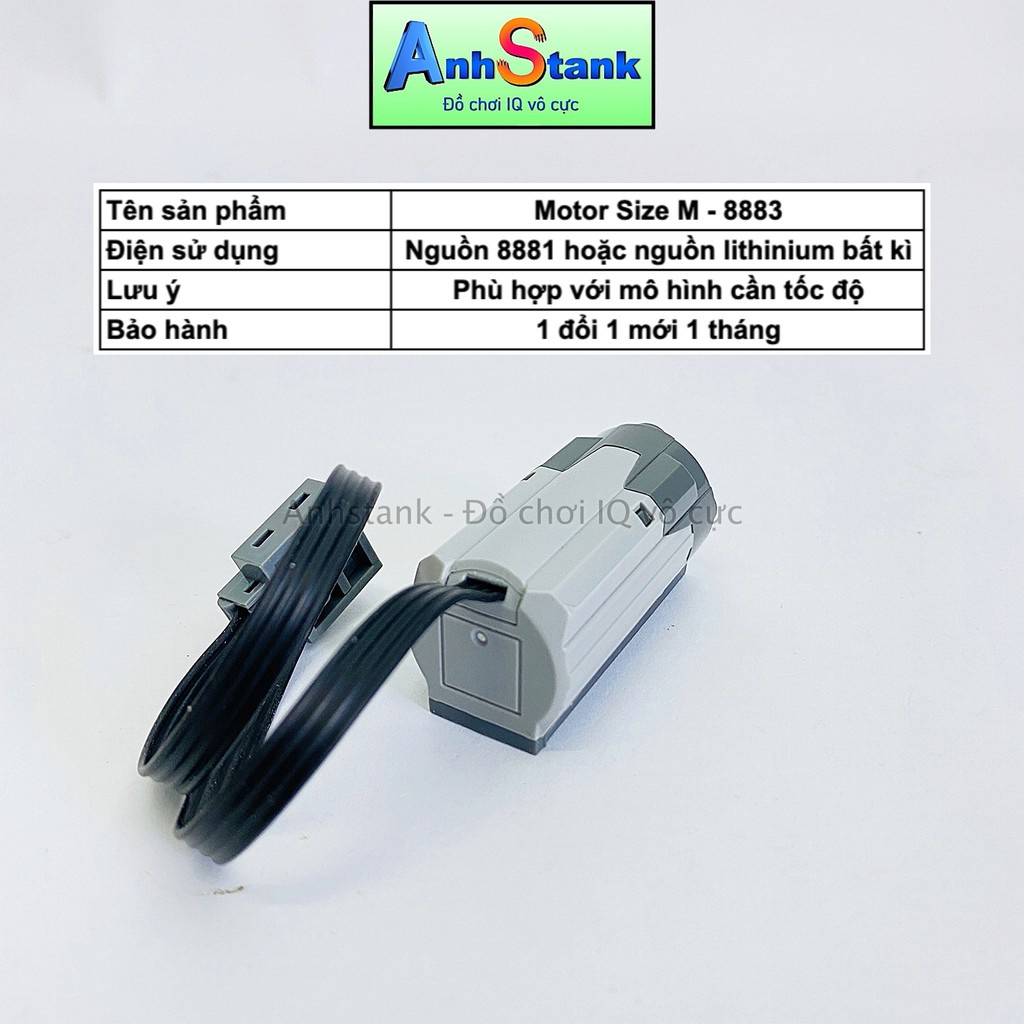 Motor đồ chơi Cỡ M 8883 Tương Thích 9686-Education-technic