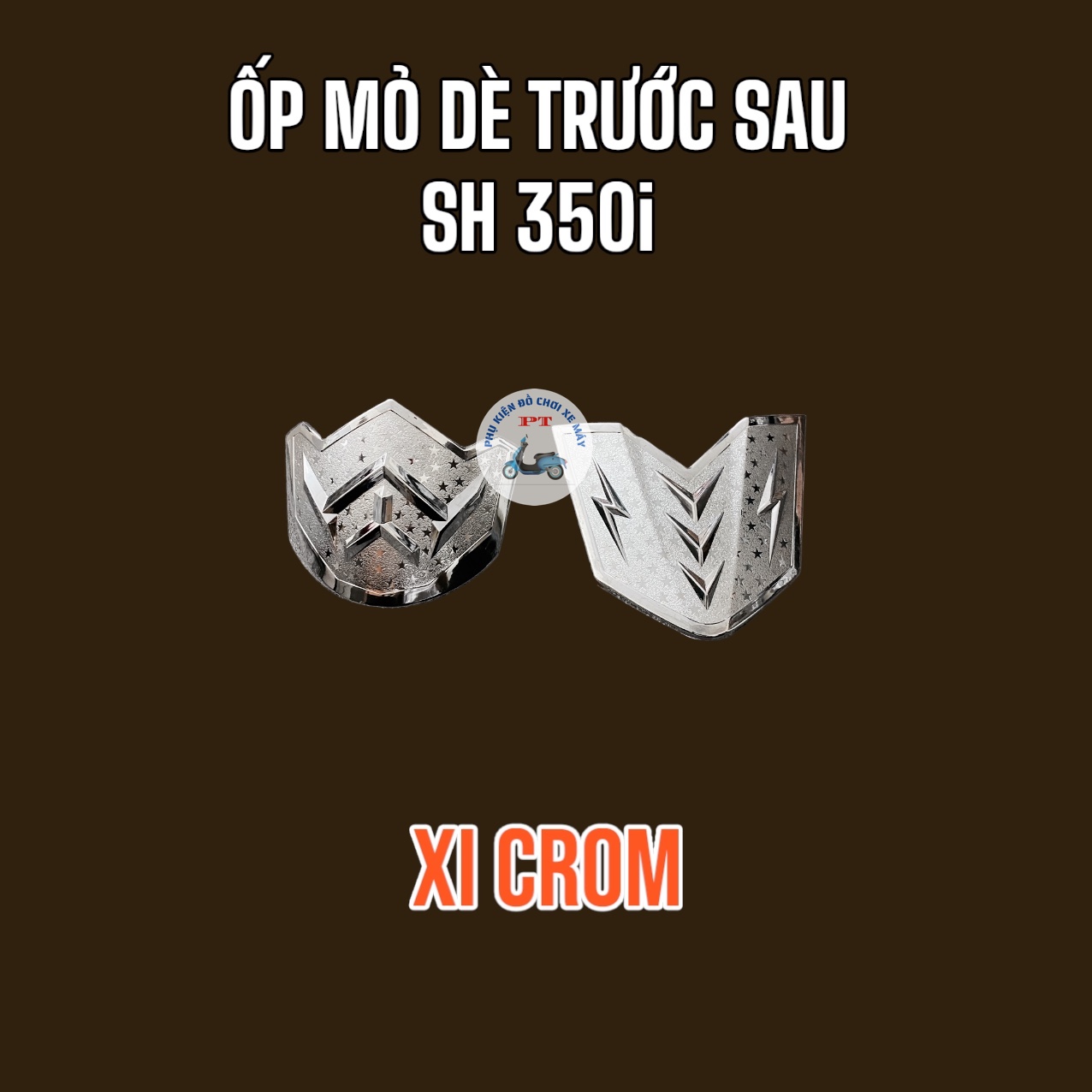 Ốp Mỏ Đuôi Xe SH 350i - Nhúng Carbon - 1 Cặp