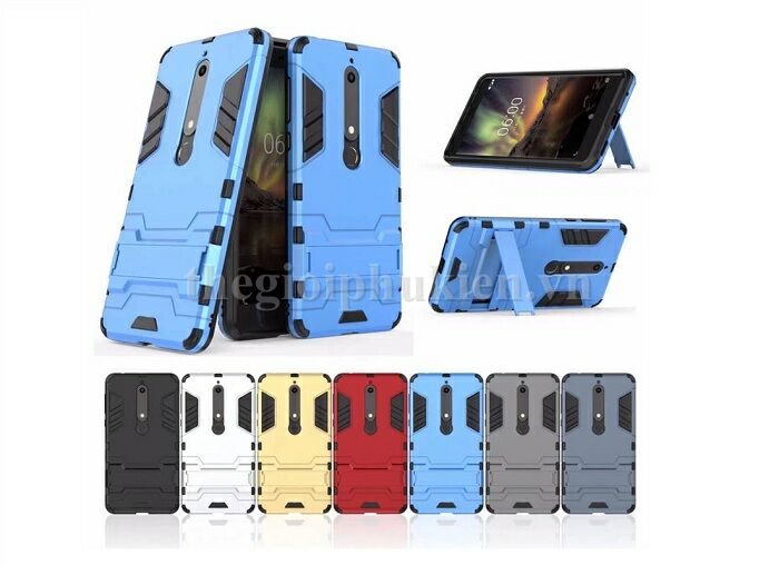 Ốp lưng chống sốc Iron Man cho Nokia 6.1