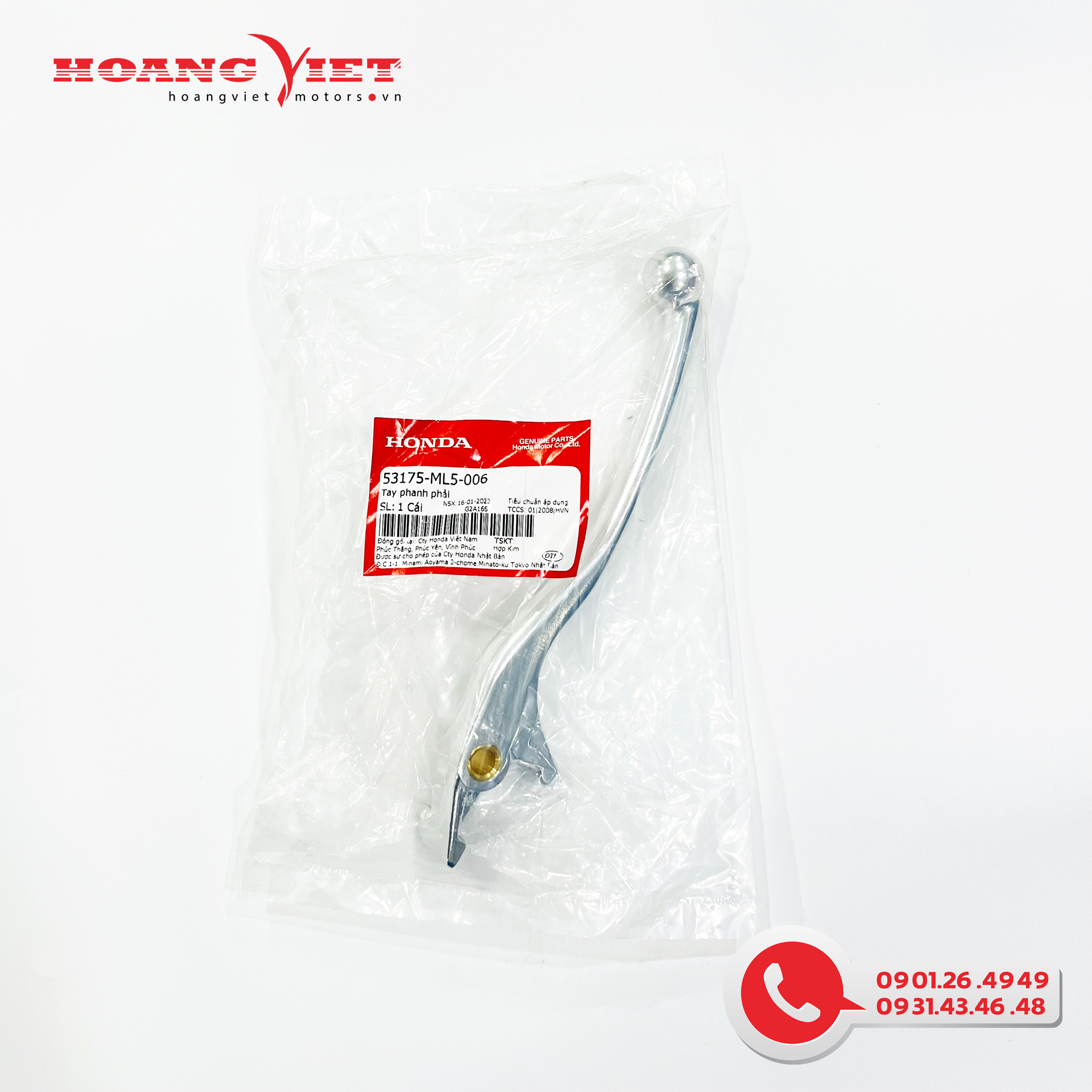 Tay phanh phải - honda sh 150 - 53175ml5006