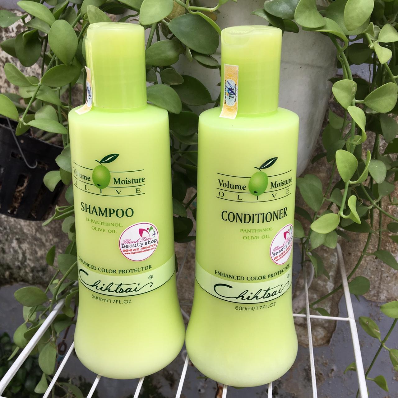 [HCM]Dầu Gội Siêu Mượt Chihtsai Volume Moisture Olive 500ml