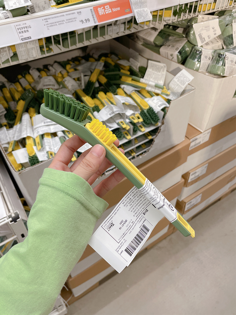 Bộ 2 bàn chải, làm sạch đánh giày dép Pepprig IKEA