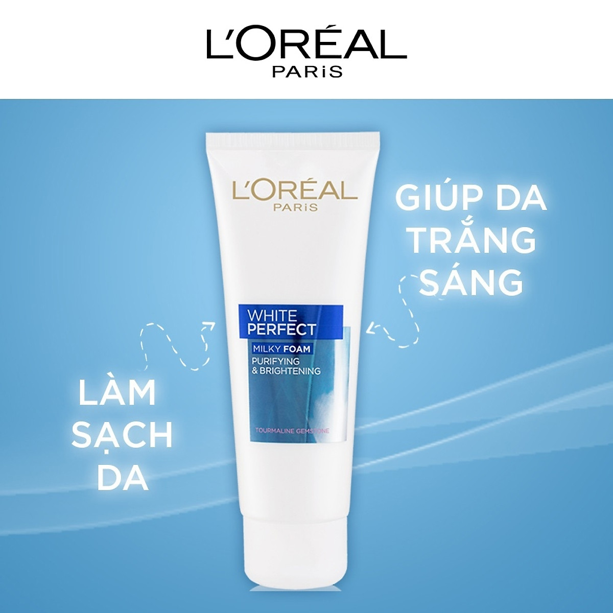 Sữa rửa mặt trắng da L'Oreal White Perfect 100ml