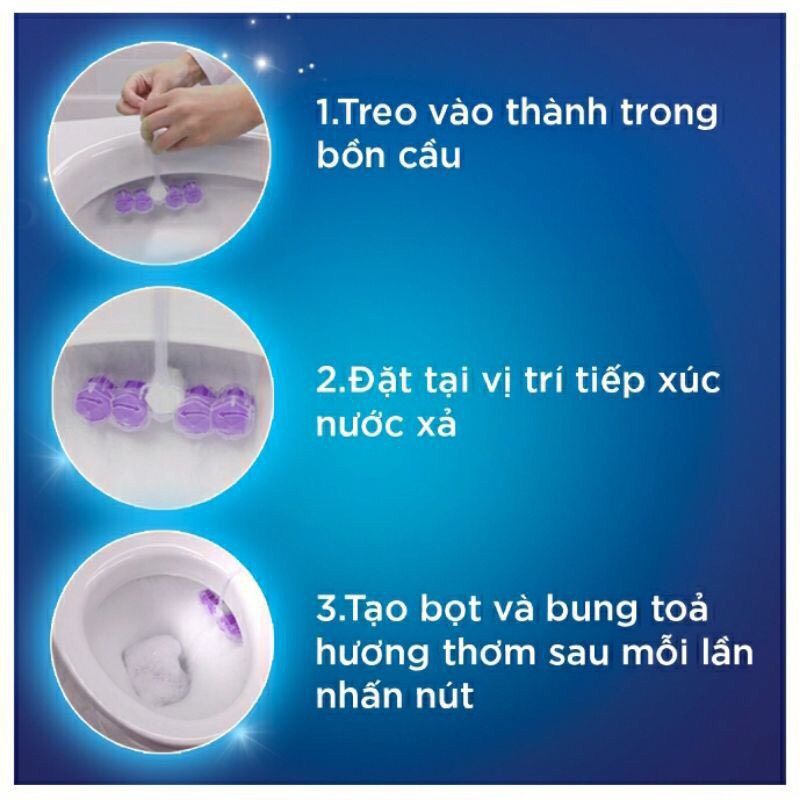 Viên Treo Bồn Cầu Vim Power 5 Sạch Khuẩn Thơm Mát