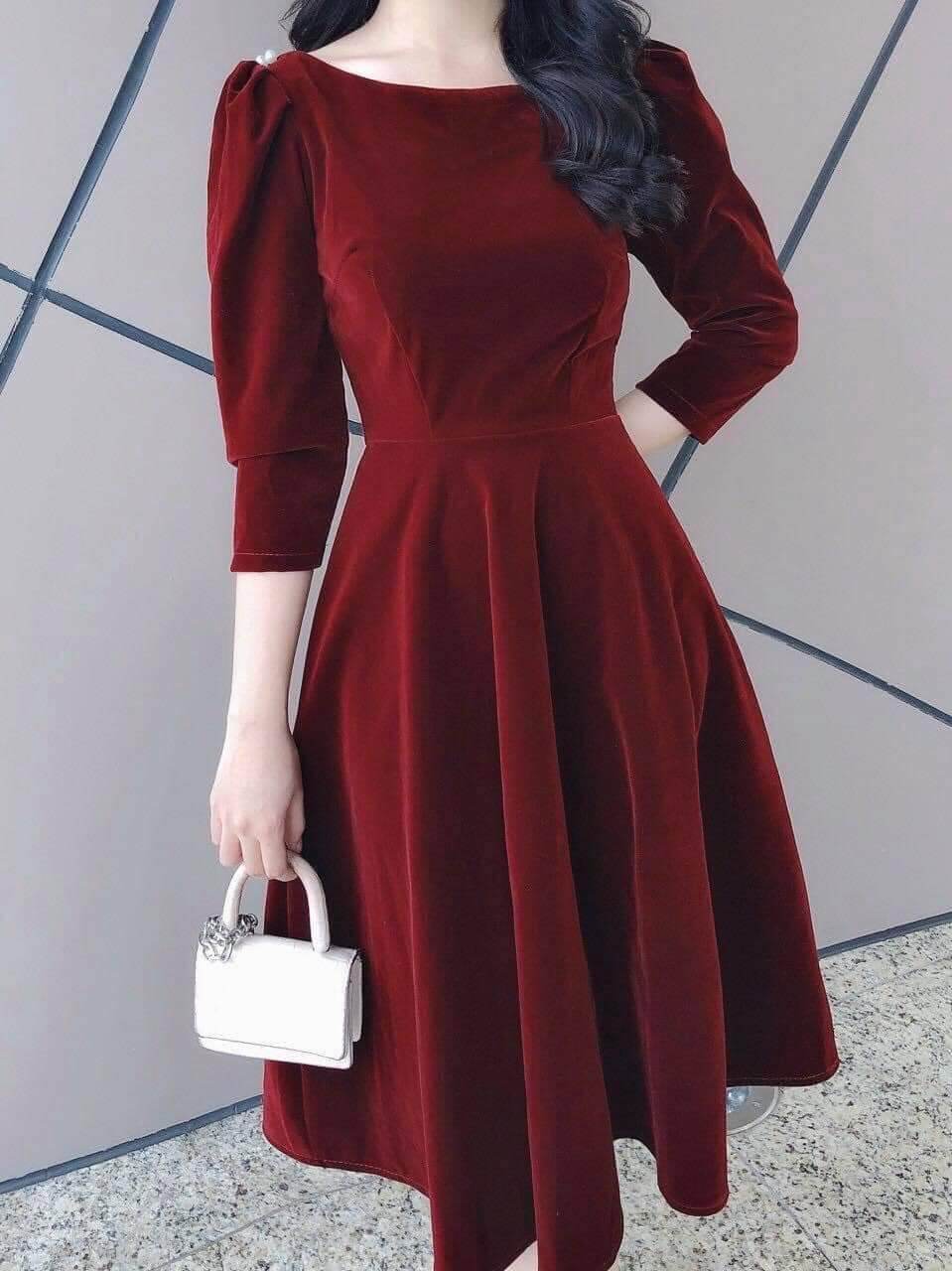 [MÃ LAZADAFAHB01 - GIẢM 30K ĐƠN 100K] Váy đầm xoè Nhung