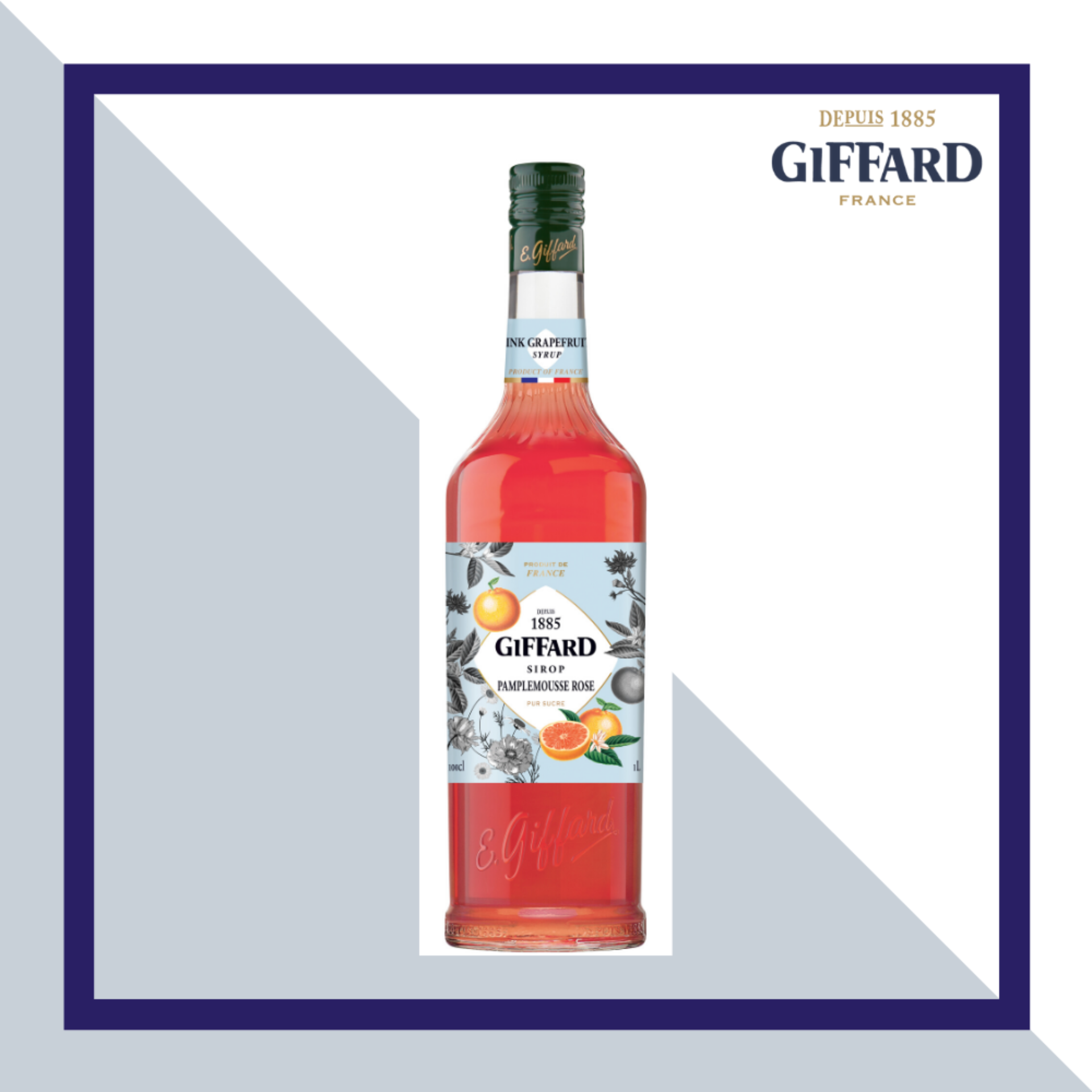 Siro Lựu (Pomegranate Syrup) 1000ml Giffard Vietnam