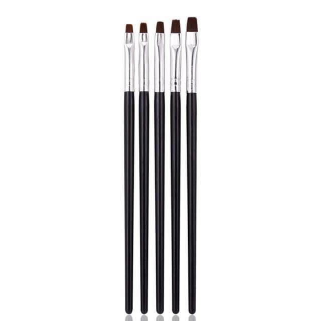 Bộ 5 Cọ Bản ( bộ gồm 5 cây cán gỗ )