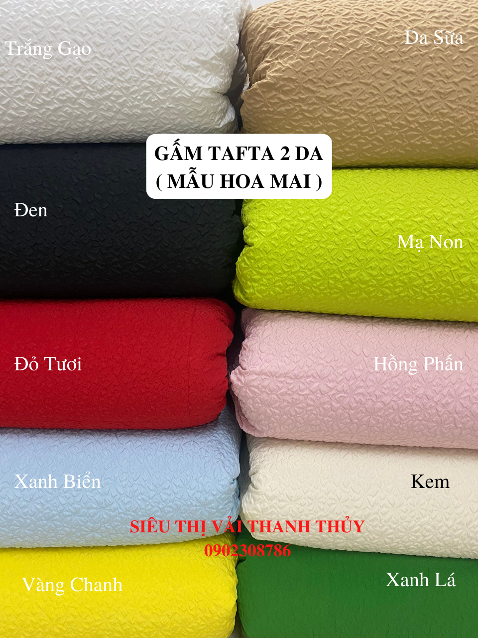 Gấm tafta 2 da