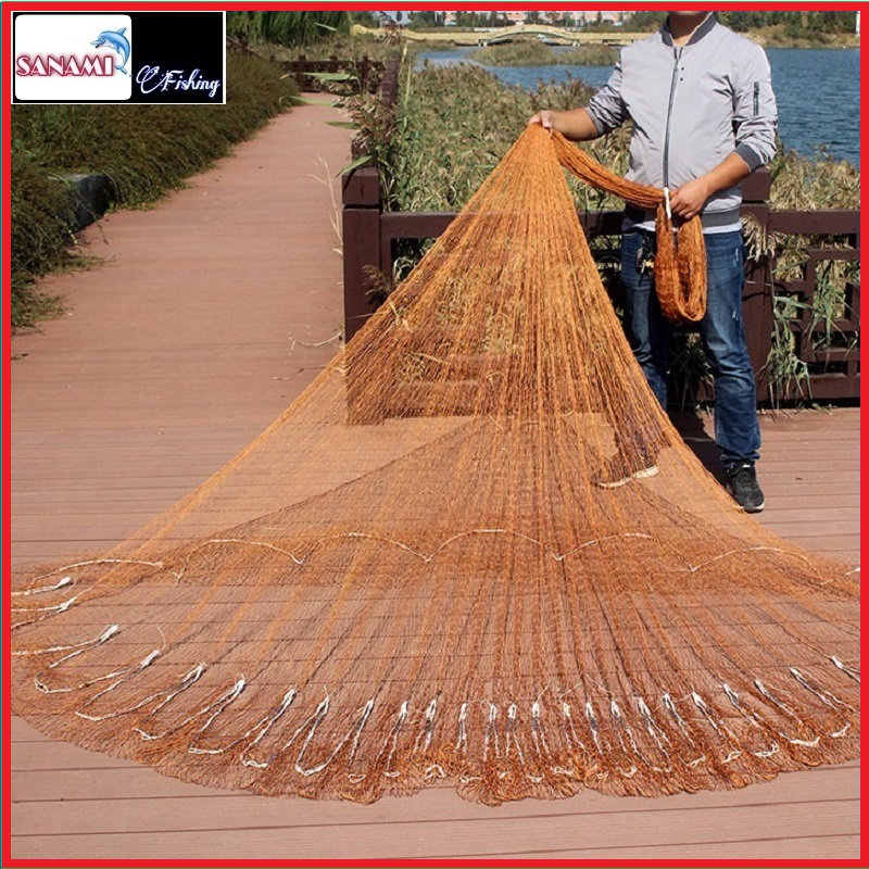 Chài Bắt Cá Cao Cấp Thái Lan Mắt Thưa Chân Chì LU01 Chuyên Đánh Bắt Thủy Sản, Chì Đúc, Mắt Lưới Dai, Bền-SANAMI FISHING