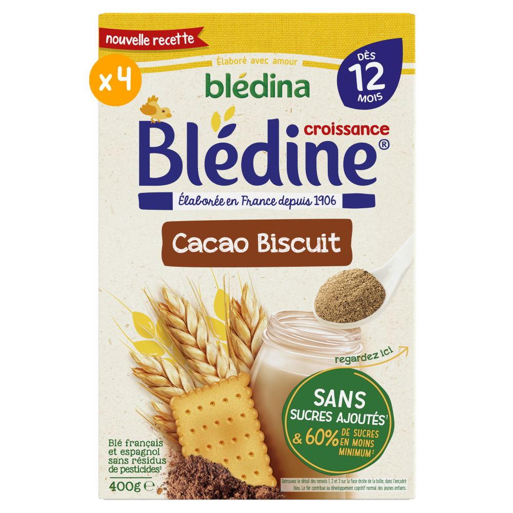 Bột lắc sữa BLEDINA đủ vị 6M-8M-12M-15M date 2026