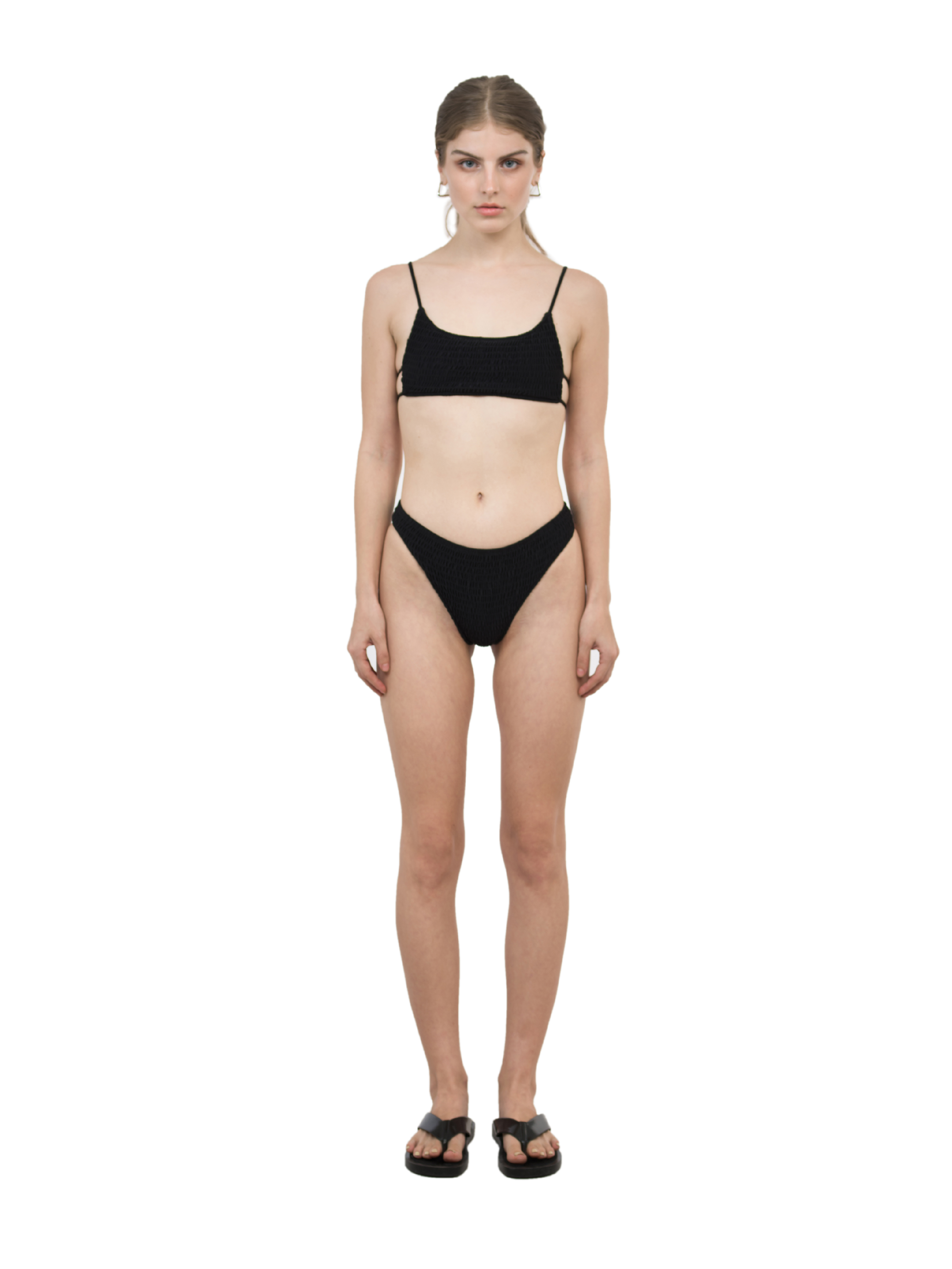 Quần bơi, quần bikini, đồ bơi - là min - SMOCKING BIKINI BOTOM