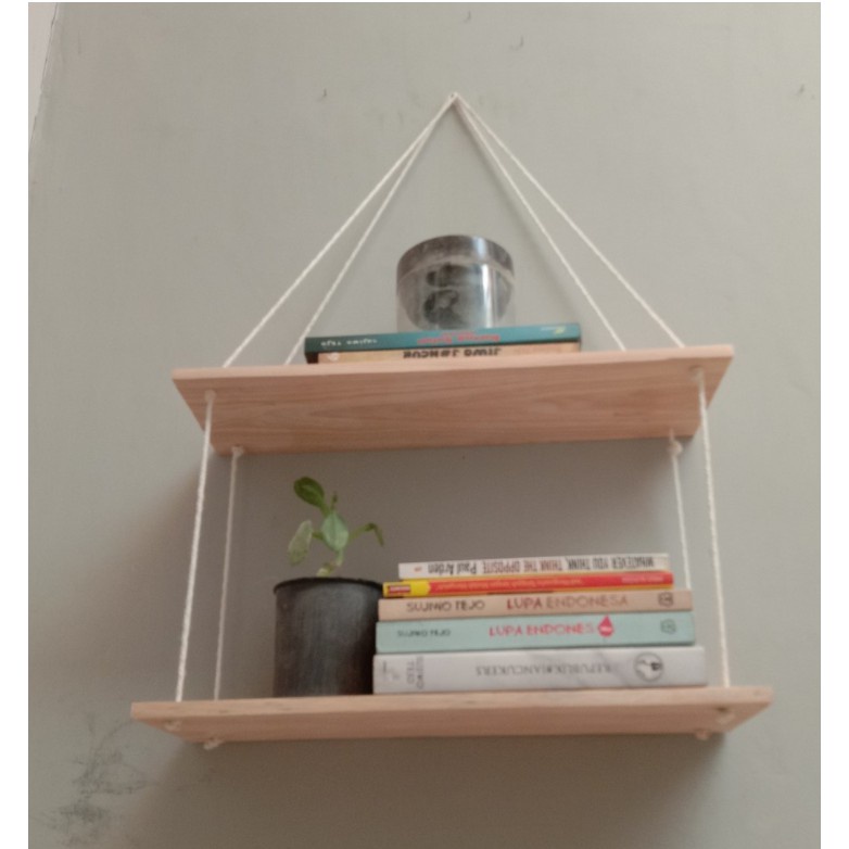 Kệ gỗ treo tường nhiều tầng (45x15 x1.5)