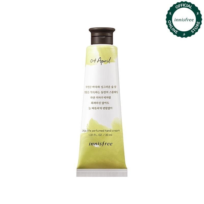 Kem dưỡng da tay hương Small Wedding Bouquet tháng 04 innisfree Jeju Life Perfumed Handcream-04 Small Wedding Bouquet 30ml