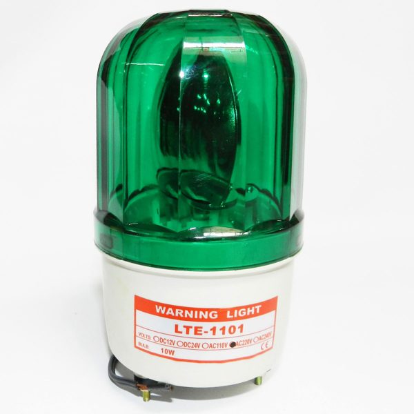 Đèn quay có còi 220V - XANH