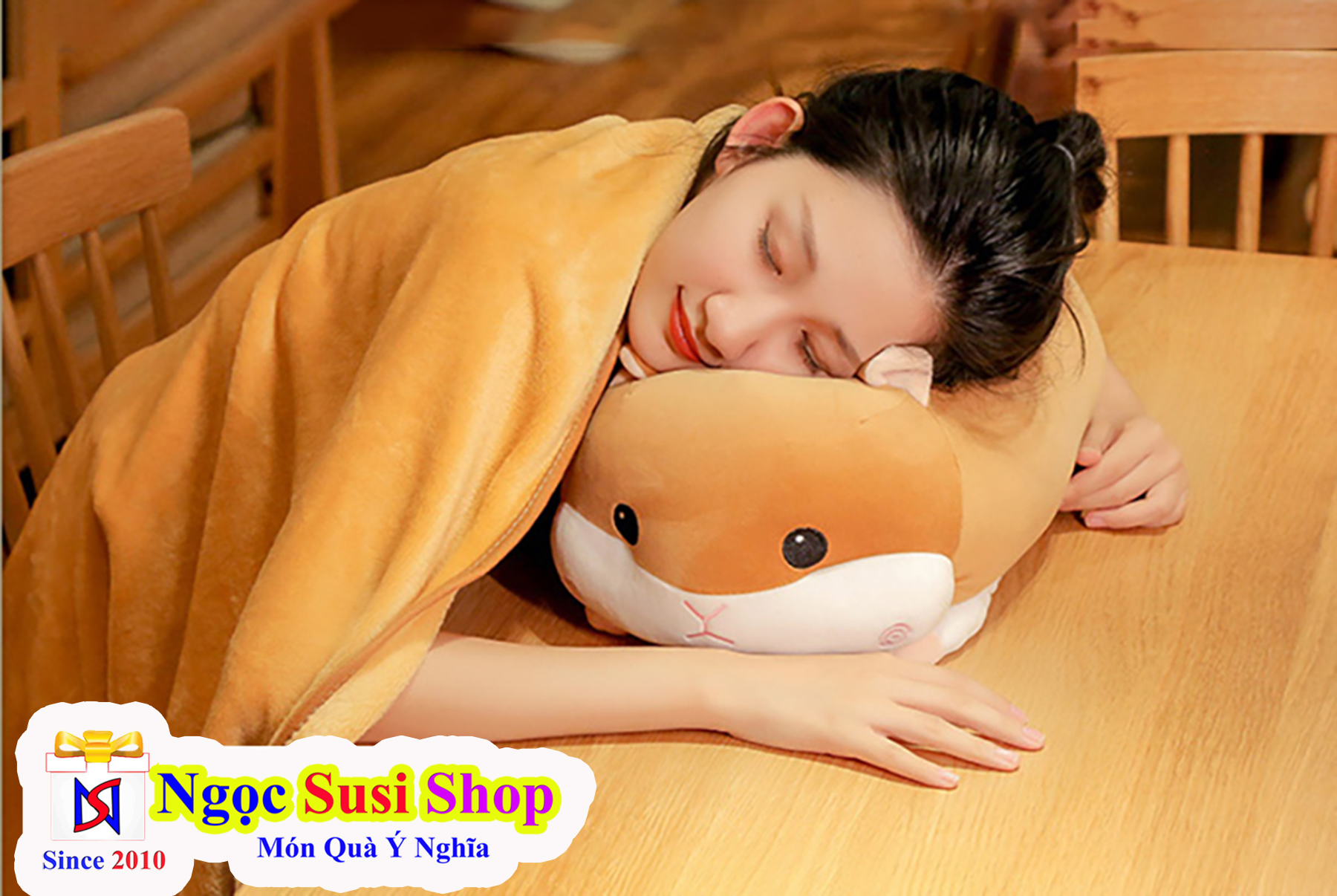 GẤU BÔNG CHUỘT HAMSTER SIÊU MỀM MỊN KHỔNG LỒ
